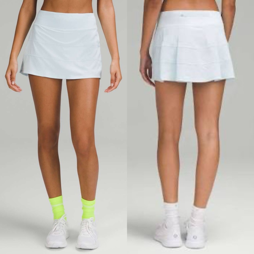 Lululemon Pace Rival Skirt in Powder Blue